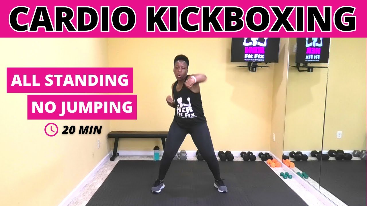 Waist Slimming Cardio Kickboxing Workout YouTube