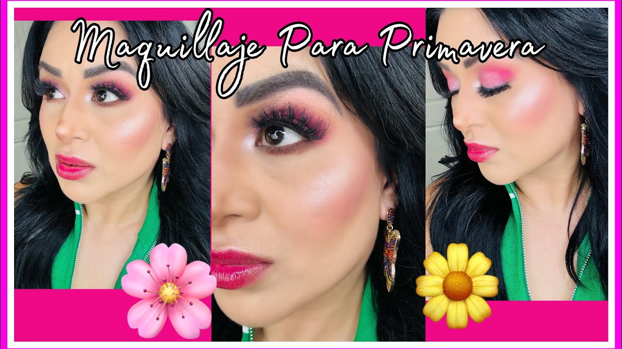 MAQUILLAJE PARA PRIMAVERA🌸 DESDE  CERO SUPER FACIL DE HACER💕& OUTFIT🌸