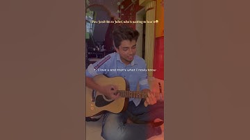 Thumbnail of Love story | guitar cover 😍😍✨ #shorts #viralshorts