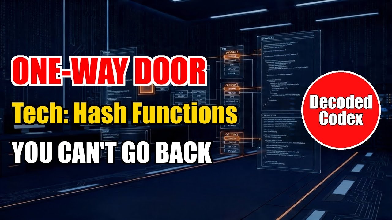 Hash Functions: The One-Way Doors Securing Blockchain