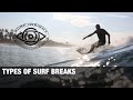 Surf Insight : Types of Surfing Breaks and how to use them.