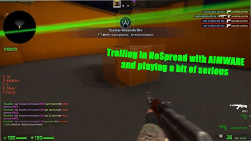 TROLLING OTHER AIMWARE USERS WITH MY NOSPREAD CFG (cfg in desc)
