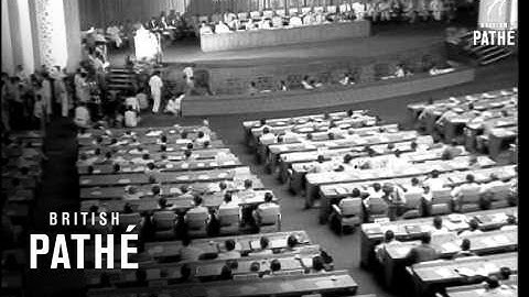 Nehru Inaugurates World Assembly Of Youth In New Delhi (1958)