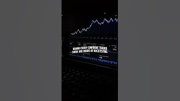 Behind every confident trader there are hours of backtesting