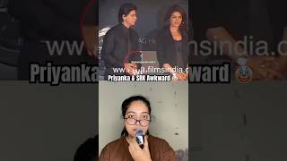 SRK & Priyanka Chopra gets Awkward💯#explore #srk #priyankachopra