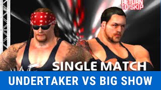 Undertaker Vs Big Show Wwe Raw 2002 Pc Game Play