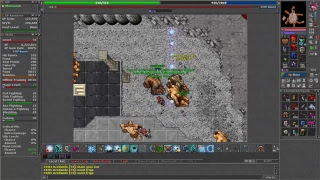 Tibia Quelibra Hunt Behemoth Solo Elder Druid 350k/h