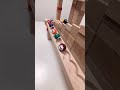 marble Run Race ASMR #254 Wooden Wave Course Colorful Marbles #marblerun #marblerunrace #asmr