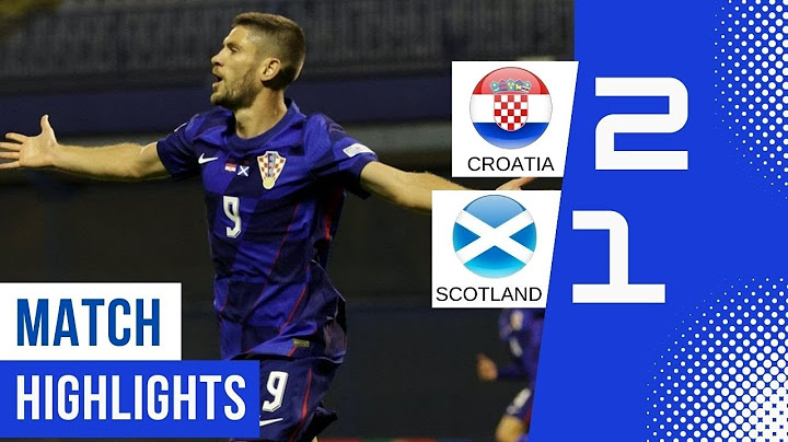 CROATIA SNATCH LATE WINNER! Croatia 2-1 Scotland 2024 UEFA Nations League Highlights