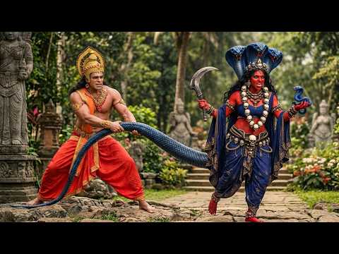 जब नागमाता को रोकने हनुमान ने पकड़ ली पूछ || भक्ति सीरियल #hindumythology
