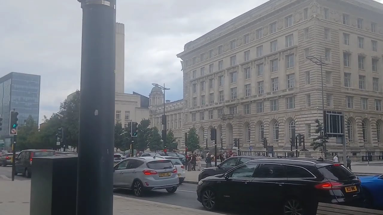 The Liverpool 3 Grace's buildings and the Albert Dock