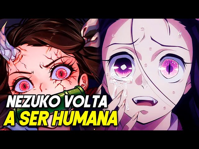 Afinal, como a transformação de Nezuko de volta a humano pode