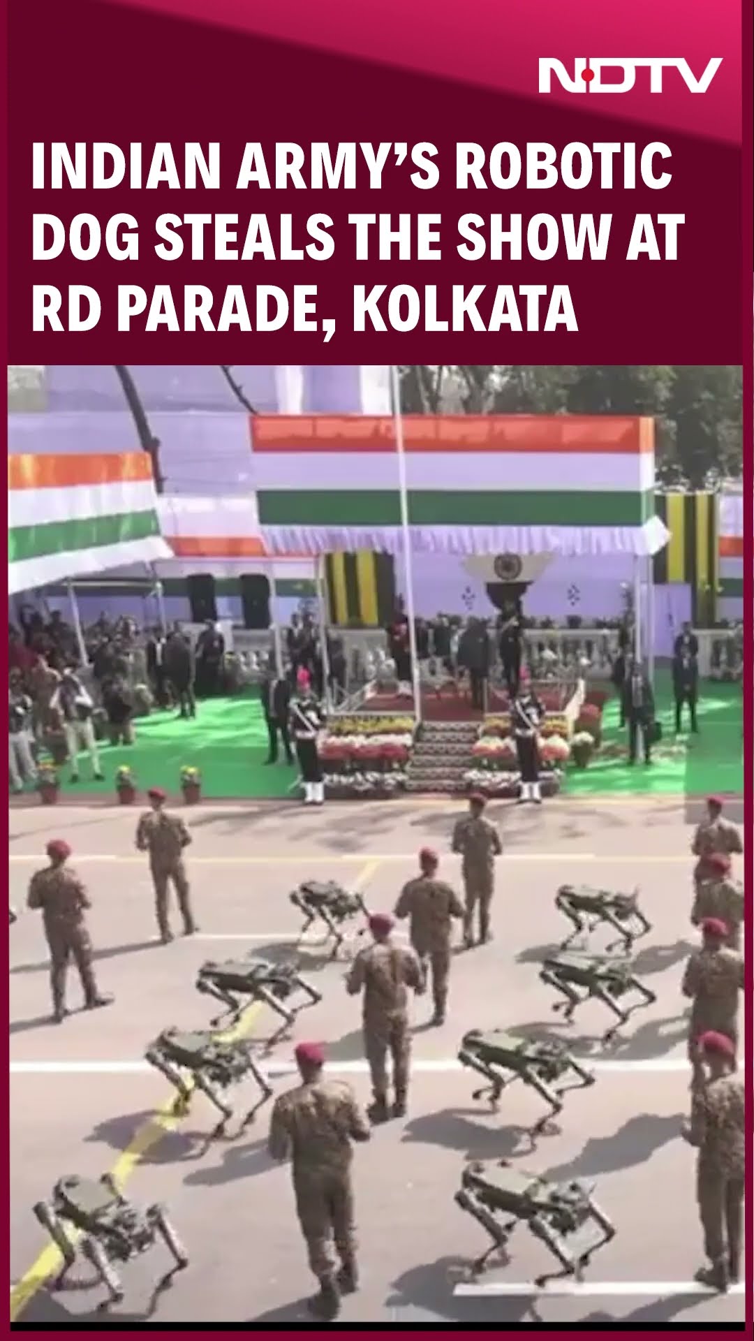 Republic Day | Meet 'MULE' Robotic Dog 'Sanjay', Star Of RD Parade In Kolkata