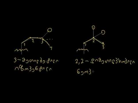 ალკანების და ციკლოალკანების ნომენკლატურა III