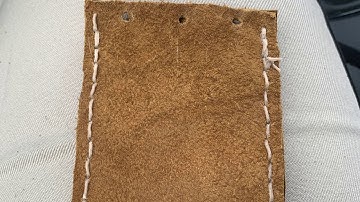 Make Your Own Leather Drawstring Pouch!