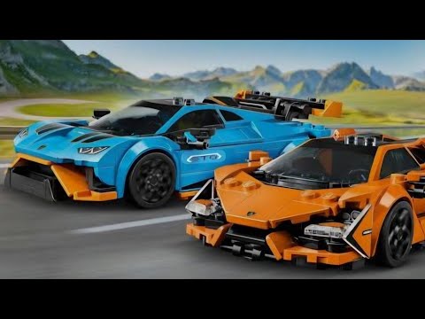 LEGO Technic Lamborghini Supercars in Action 🏎️🔥  #LEGO #lambo #car #speed 