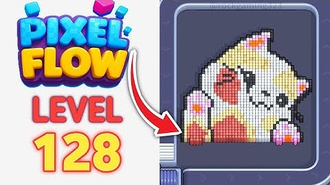 Pixel Flow Level 128 Walkthrough