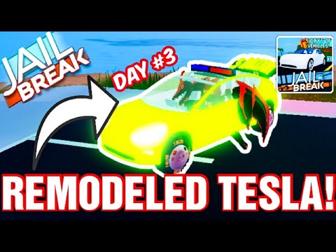 Jailbreak New Tesla 5 Days Of Vehicles Update Day 3 Roblox Jailbreak Youtube - roblox jailbreak tesla roblox free build