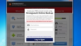 How to remove strongvault online backup popup (Manual removal guide)