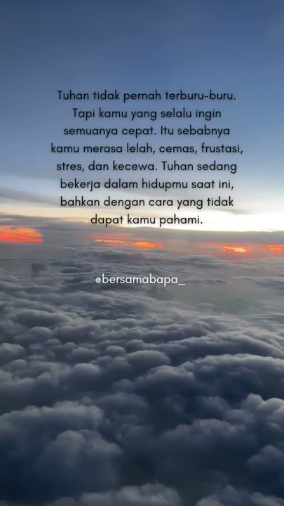 Renungan: Tuhan selalu tepa waktu