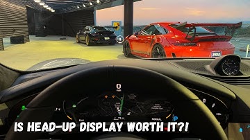 Is The Optional $1850 Head-Up Display Worth It On The Porsche Taycan?! What Features Does It Add?!