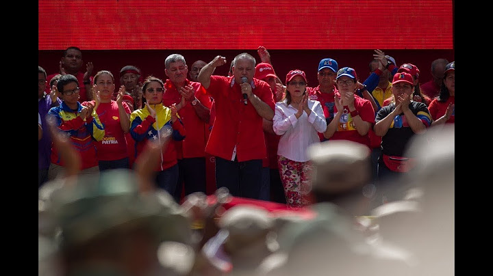 Discurso completo de Diosdado Cabello en la marcha en apoyo a Nicolás Maduro este 6 agosto 2018