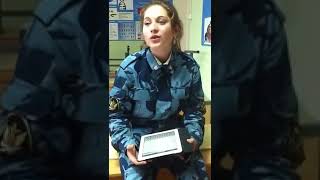 Cute Russian police Girl Sings Russian folk song 'When we were at war' ENG SUB