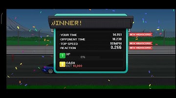 Tutorial on how to win in every race in Pixel car racer.