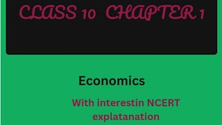 Class 10 Chapter 1 Economics By RAFTAR BATCH Part 1