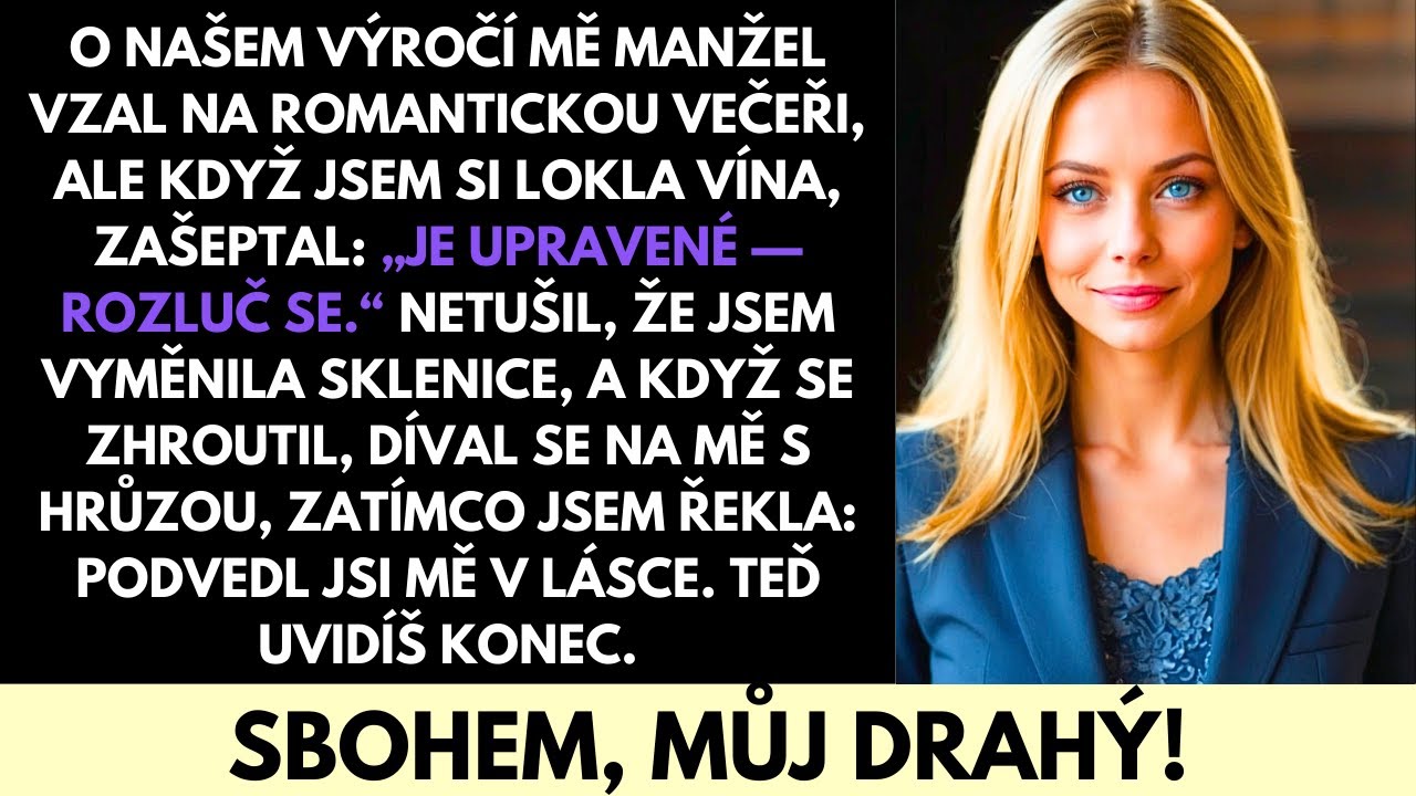 „Všechno nejlepší k výročí, má lásko,“ řekl mi můj manžel přes stůl a zvedl sklenku vzácného vína, které si schovával od naší svatby. Seděli jsme v té samé restauraci, kde před sedmi lety začala...