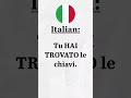 My Daily Training English Spanish Italian Portuguese French #shorts #viralshorts