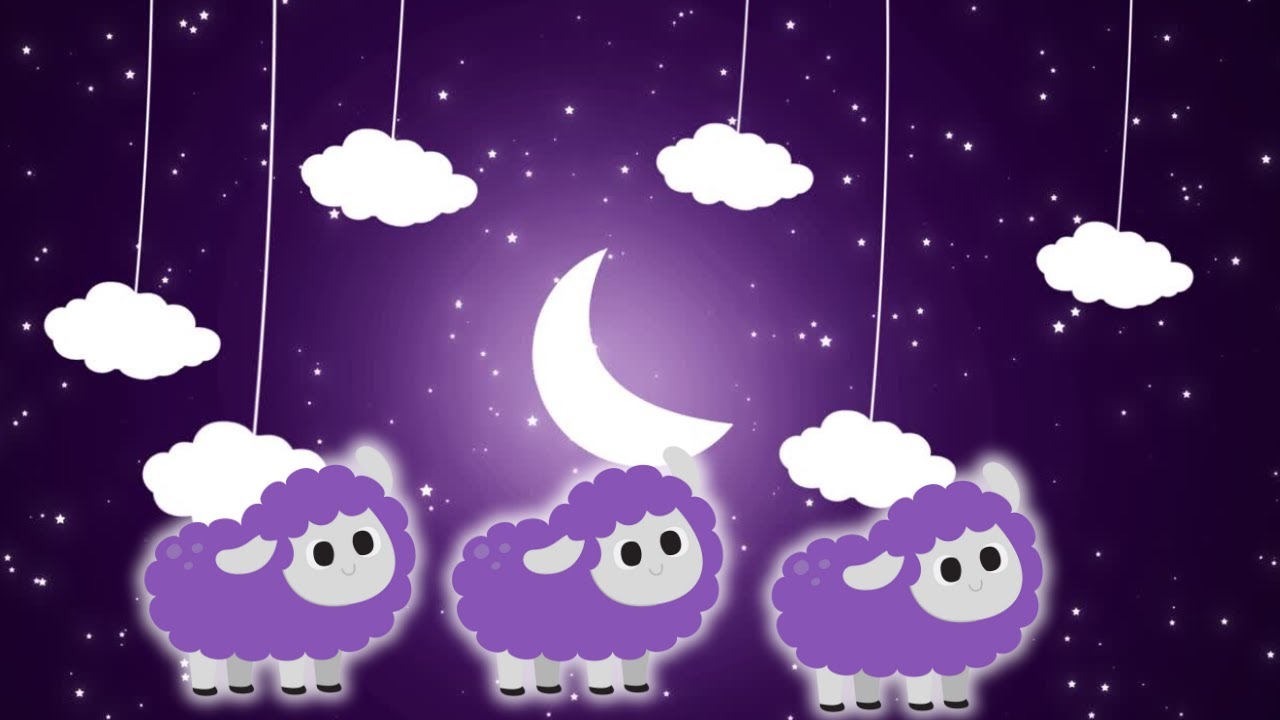 Baby Bear | Moon and Star Gentle Night Scene | Sleep Sensory Video for Babies