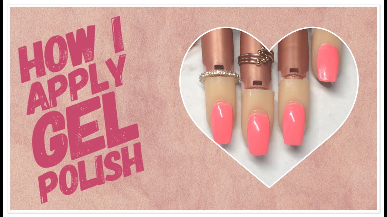 how to gel polish natural nailscjelp YouTube