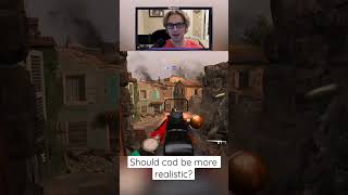 Should cod be more realistic #callofduty #cdl #cod #mw2 #codranked #codvanguard #callofdutyleague