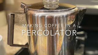 Making Great Tasting COFFEE Using a PERCOLATOR | Simple & Slower Living
