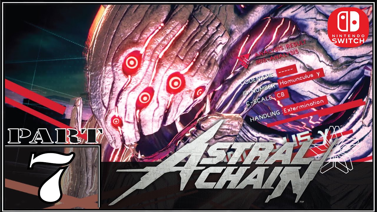 【File 7】Astral Chain Walkthrough Gameplay | Humunculus Gamma Boss Fight