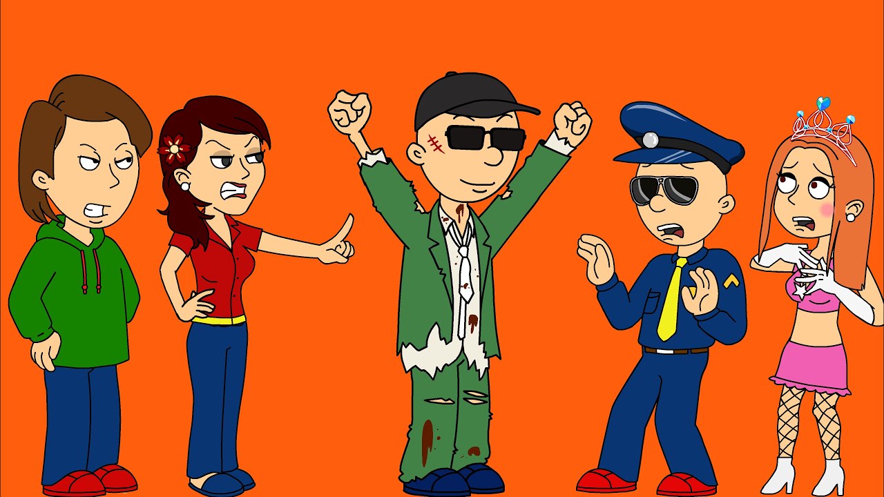 Classic Caillou Ruins Halloween/GROUNDED - YouTube