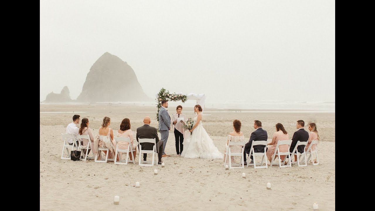 Emma and Nate, A Serene and Intimate Wedding in Cannon Beach, Oregon