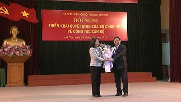 Triển khai Quyết định của Bộ Chính trị về công tác cán bộ