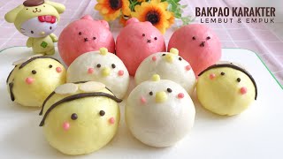 BAKPAO KARAKTER LEMBUT, KOKOH & TIDAK KERIPUT | Steamed Buns