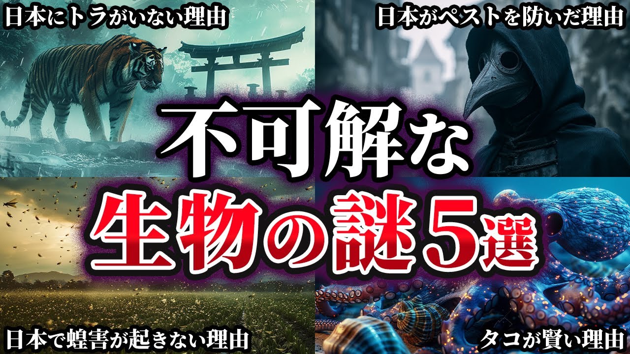 【ゆっくり解説】意外と知らない不可解な生物の謎5選