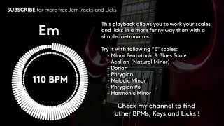 Backing Track - Em - 110 BPM