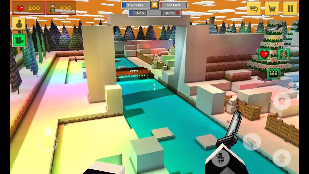 [Block Force - Pixel Style Gun Shooter Game] Omg my chat scares me ...
