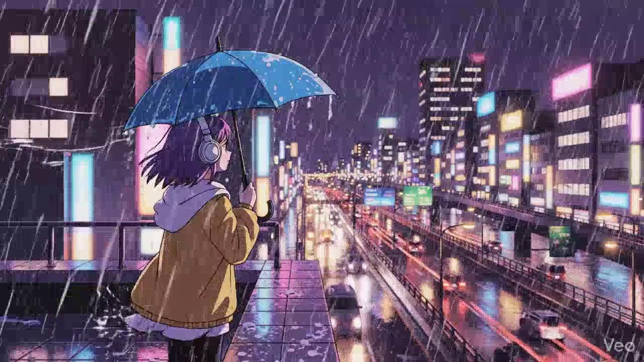 Japanese Rainy Night 🌧️ Chillhop Lofi Study Music