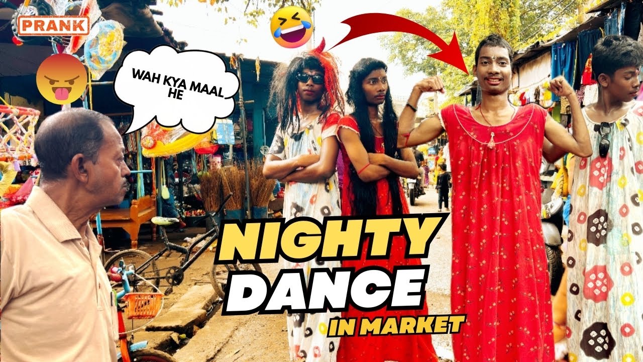 Comedy dance 🤣in kumardubi market 😅full public reaction 😳treading song 🤪