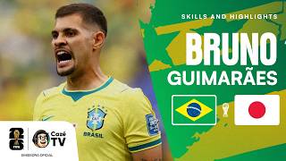 QUER PASSE DECISIVO? TOMA! TODOS OS LANCES DE BRUNO GUIMARÃES EM BRASIL X JAPÃO | COPA DO MUNDO
