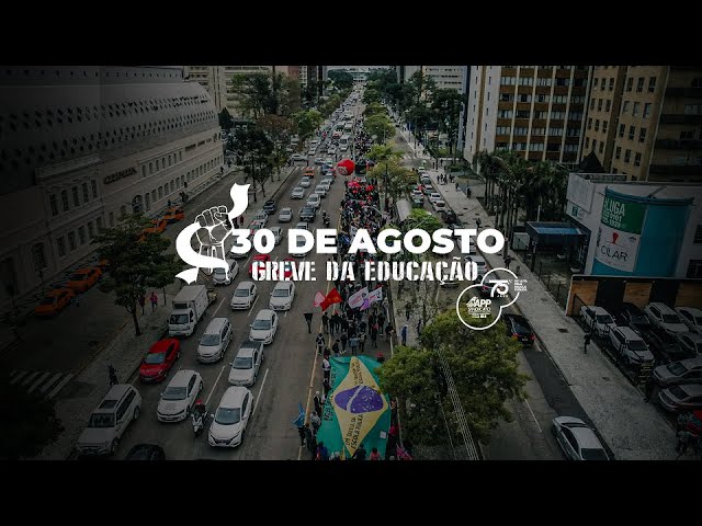 30 de agosto é dia de luto e luta para a educação APP-Sindicato