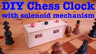 DIY Chess Clock with solenoid release screenshot 3
