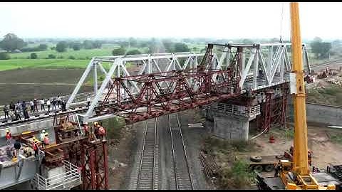 Tarsod fly over bridge 30.5M open Web Girder bride