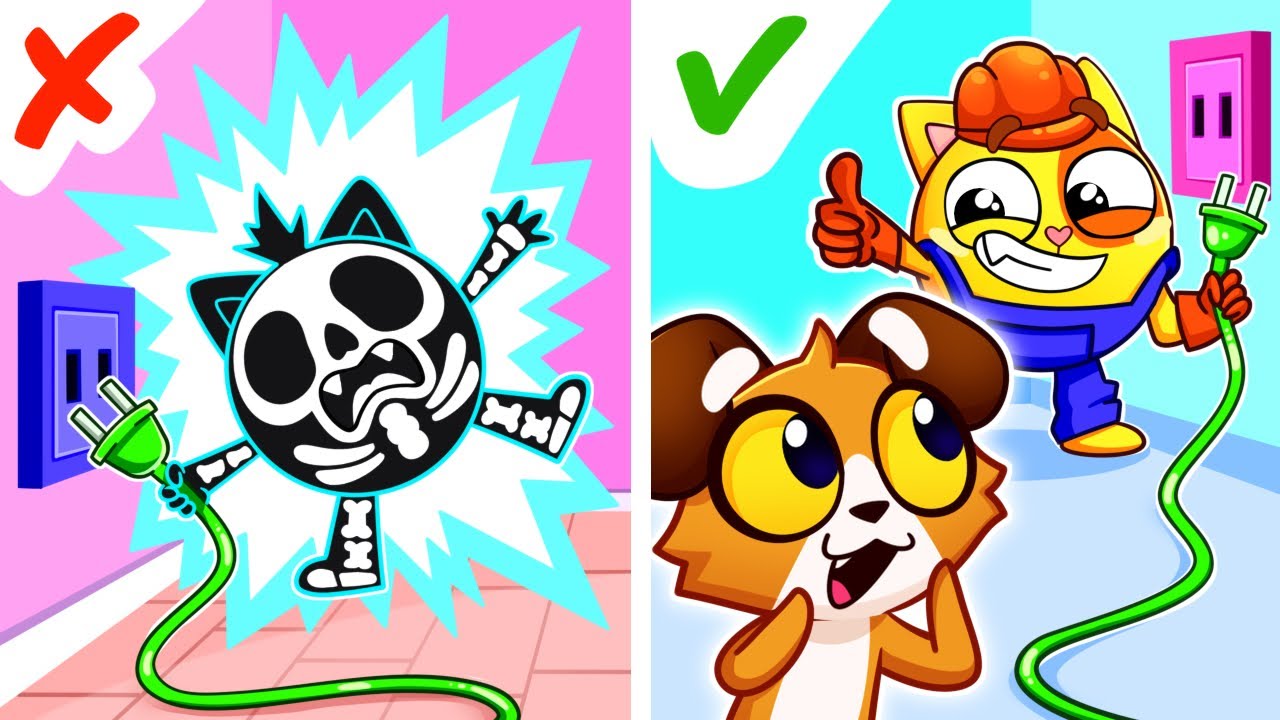 Be Careful With Electricity Song 😥⚡Kids Songs and Nursery Rhymes by